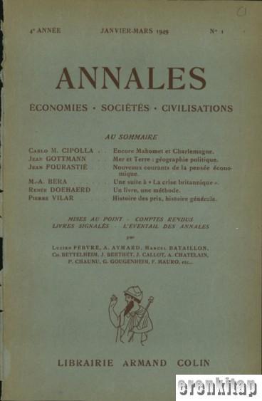 Annales%20:%20Economies%20-%20Societes%20-%20Civilisations%201%20-%208%20Cilt%20TK.%201947%20-%201954%20kadar