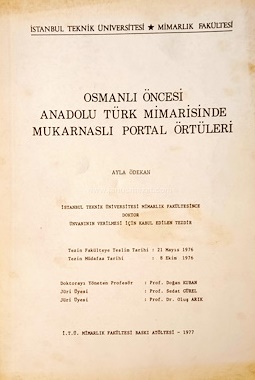 Osmanlı%20Öncesi%20Anadolu%20Türk%20Mimarisinde%20Mukarnaslı%20Portal%20Örtüleri