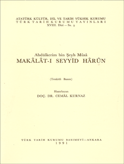 Makâlât-ı%20Seyiyid%20Hârûn,%20Abdülkerim%20bin%20Şeyh%20Mûsâ%20(Tenkitli%20Basım)