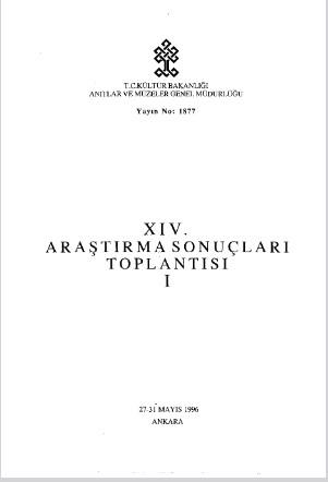 Kültür ve Turizm Bakanlığı Yayınları, 14. (XIV) Araştırma Sonuçları Toplantısı Cilt 1. 27 - 31 Mayıs 1996 Ankara., Laurent Lelouch