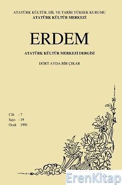 Atatürk Kültür Merkezi Yayınları, Erdem : AKM Dergisi : Sayı 19, Kolektif