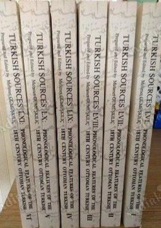 The Department of Near Eastern Languages & Civilizations Harvard University, Phonological Features of the 18th Century Ottoman Turkish I - VI, volumes : 18. Yüzyıl Osmanlı Türkçesi Ses Hadiseleri 1 -