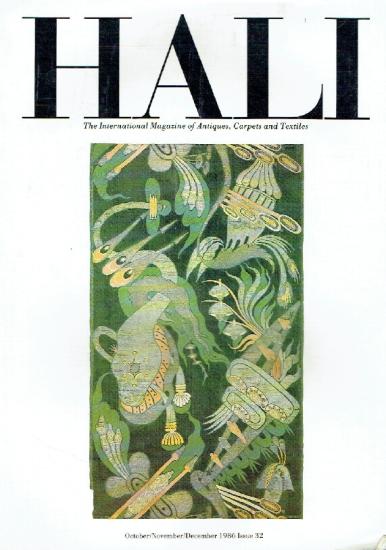 Hali Publications; HALI : Issue 32; OCTOBER - NOVEMBER - DECEMBER 1986, Kolektif