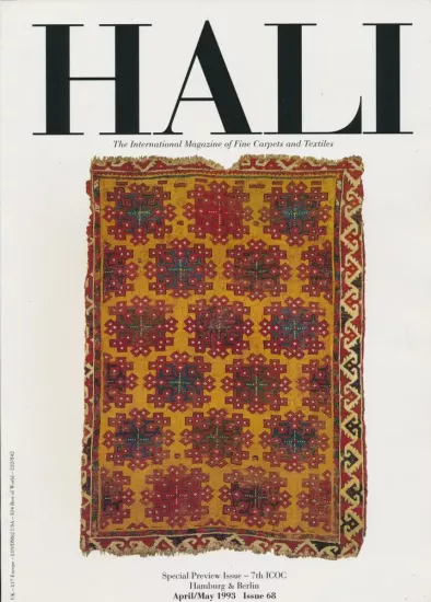 Hali Publications; HALI : Issue 68; MARCH - APRIL 1993, Kolektif