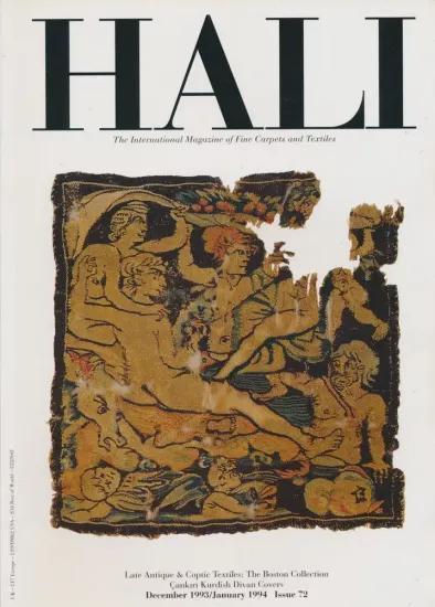 Hali Publications; HALI : Issue 72; NOVEMBER - DECEMBER 1993, Kolektif