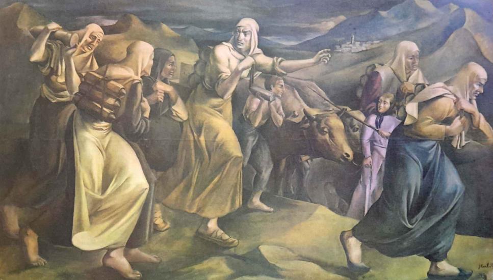 Kültür ve Turizm Bakanlığı Yayınları, Mermi Taşıyanlar, Halil Dikmen ( 1906 - 1964 ) 50x70 cm.