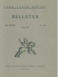 Türk Tarih Kurumu, Belleten : Sayı : 109-Yıl : 1964 Ocak : Cilt : 28, Kolektif