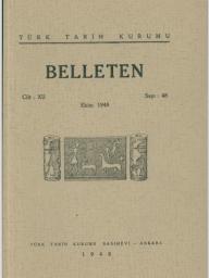 Türk Tarih Kurumu, Belleten : Sayı : 048-Yıl : 1948 Ekim : Cilt : 12, Kolektif