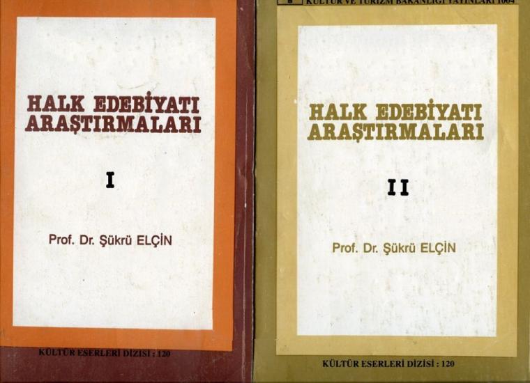 Kültür ve Turizm Bakanlığı Yayınları, Halk Edebiyatı Araştırmaları I-II, Şükrü Elçin