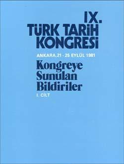 Türk Tarih Kurumu, Türk Tarih Kongresi 9/1, Kolektif