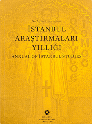 İstanbul Araştırmaları Enstitüsü, İstanbul Araştırmaları Yıllığı No. 5 - 2013 Annual of Istanbul Studies, Kolektif