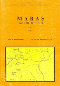 Ankara Üniversitesi Yayınları, Maraş Tahrir Defteri (1563) 1 - 2 Cilt Takım, 1. hamur, Refet Yinanç , Mesut Elibüyük