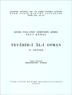 Türk Tarih Kurumu, Tevârih-i Âl-i Osman II, Şerafettin Turan