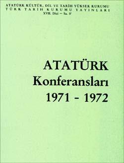 Türk Tarih Kurumu, Atatürk Konferansları 5 (1971-1972), Kolektif