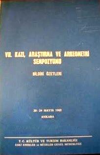 Kültür ve Turizm Bakanlığı Yayınları, 14. (XIV) Kazı. Araştırma ve Arkeometri Sempozyumu Bildiri Özetleri 25-29 Mayıs 1992 Ankara, Kolektif