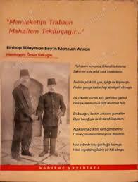 Kebikeç Yayınları, Binbaşı Süleyman Bey’in Manzum Anıları : Memleketim Trabzon Mahallem Tekfurçayır, Ömer Türkoğlu , Süleyman Gürcan