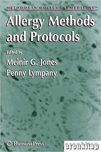 Humana Press, Allergy Methods and Protocols, Meinir G. Jones , Penny Lympany