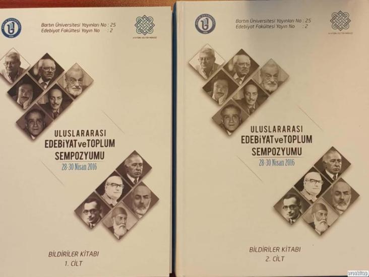 Bartın Üniversitesi Yayınları, Bartın Üniversitesi Uluslararası Edebiyat ve Toplum Sempozyumu 28 - 30 Nisan 2016. Bildiriler Kitabı 1 - 2 cilt takım, Kolektif