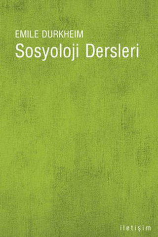 Sosyoloji Dersleri, Emile Durkheim