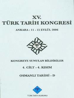 Türk Tarih Kurumu, Türk Tarih Kongresi 15/4-4. Osmanlı Tarihi, Kolektif