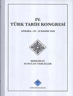 Türk Tarih Kurumu, Türk Tarih Kongresi 04, Kolektif