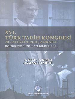 Türk Tarih Kurumu, Türk Tarih Kongresi 16/4-3. Osmanlı Tarihi, Kolektif