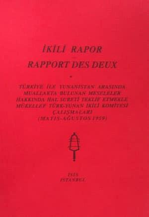 Isis Press, İkili Rapor. Rapport des deux, Zeki Kuneralp