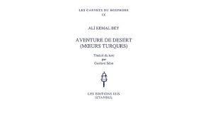 Isis Press, Aventure de Desert ( Murs Turques ) Traduit du Turc par Gustave Séon, Ali Kemal Bey