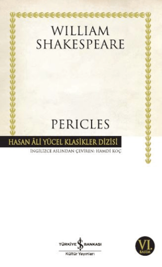 İş Bankası Kültür Yayınları, Pericles, William Shakespeare