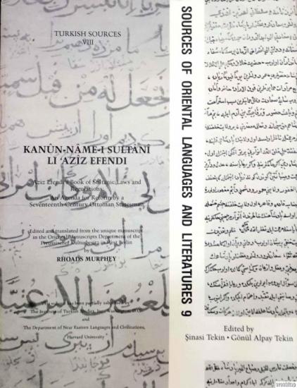 The Department of Near Eastern Languages & Civilizations Harvard University, Kanun - name - i Sultani li’Aziz Efendi Aziz Efendi’s Book of Sultanic Laws and Regulations : An Agenda for Reform by a Sev