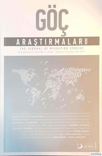 İçişleri Bakanlığı Göç İdaresi Genel Müdürlüğü, Göç Araştırmaları Dergisi : the Journal of Imigration Studies, 2015/1, Kolektif