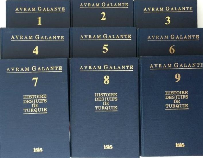 Isis Press, Histoire des Juifs de Turquie. Cilt 1-9, Avram Galanti