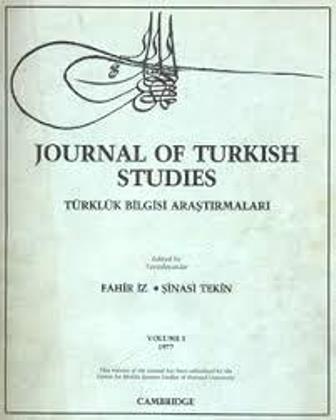 The Department of Near Eastern Languages & Civilizations Harvard University, Journal of Turkish Studies : Türklük Bilgisi Araştırmaları : Cilt 2, Sayı 2, Şinasi Tekin , Gönül Alpay Tekin